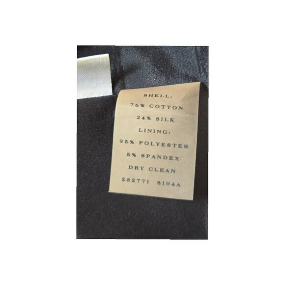 Ann Taylor Size 8 Dress Sleeveless Lined Tailored Animal Print Black Grays - Picture 6 of 6